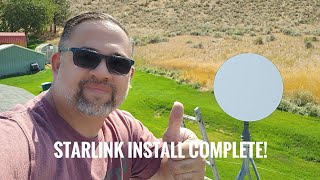 Permanent Starlink install complete Pipe Adapter arrived  August 2021 [upl. by Odette523]