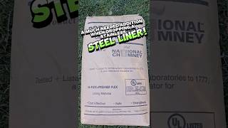 1 Mistake Is Not Insulating Stainless Steel Chimney Liner shorts [upl. by Yekram320]