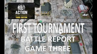 Bolt Action 3rd Edition Tournament Battle Report  warlordgames boltactiongaming boltaction [upl. by Lesak]