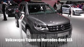 Volkswagen Tiguan vs MercedesBenz GLA [upl. by Ellirpa]