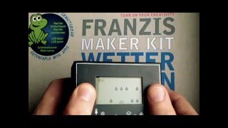 Franzis Wetterstation LCD Game Rudi [upl. by Sadowski]