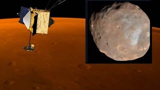 Dodging Phobos  MAVEN’s Thrusters Fired To Avoid Mars Moo [upl. by Haik]