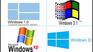 Windows 10 Windows 31 Windows XP Windows 10 Logo In MS Paint Draw Home Proffesional NT Edition How [upl. by Alonzo740]