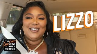 Lizzo Carpool Karaoke  LateLateLondon [upl. by Ecarret]