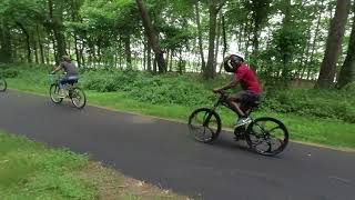 Amazon Folding Mountain Bike with Modifications [upl. by Eecal]