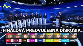 Predvolebná diskusia FINÁLE  Voľby 2023  TV Markiza [upl. by Maggs335]