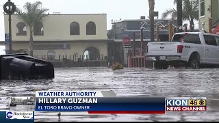 Capitola Village businesses clean up after city sees flooding again [upl. by Akeim]