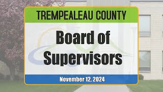 Trempealeau County Board 111224 [upl. by Hayden]