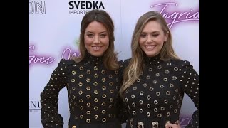 Plaza punks Olsen at Ingrid Goes West premiere [upl. by Tsan]