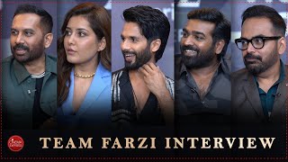 Farzi Team Interview  Shahid Kapoor  Vijay Sethupathi  Raashii Khanna  Raj amp DK  Prime Video [upl. by Jemena283]