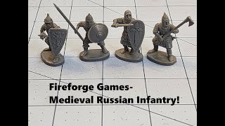 Fireforge Games Medieval Russian Infantry [upl. by Ender]