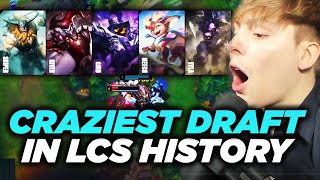 LS  THIS MIGHT BE THE COOLEST DRAFT IN LCS HISTORY ft Don Jake  100T vs NRG [upl. by Salkin]