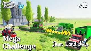 Harvesting 236000L COTTON and SOYBEANS  Flat Map 12  Farm Land  Farming Simulator 22 [upl. by Rifkin603]