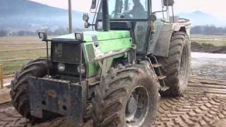 Coulage Dune Dalle Béton Avec Un Deutz et Un JD [upl. by Aseeral516]