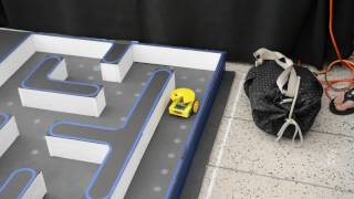 Harvard Engineering Fair Pacbot Demonstration [upl. by Lumbard]