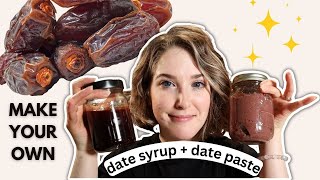 How to make date syrup and date paste  Nosugar natural sweetener alternative [upl. by Ived11]