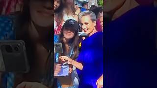 Andie Macdowell ✨greets fans😍 Cannes 2024redcarpet [upl. by Lisab]