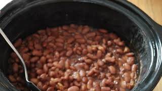 Slow cooker pinto beans [upl. by Ellehsem]