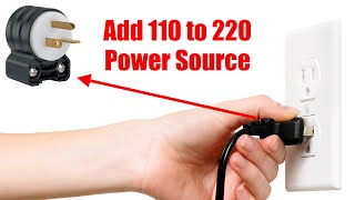 Convert 220 to 110 Outlet  Keep 220 and Add 110 [upl. by Ellie606]