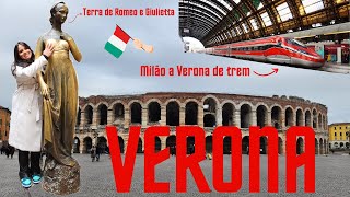 Como ir de Milão até Verona na Itália 1 dia em Verona [upl. by Sivolc444]