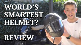 Forcite MK1S smart motorcycle helmet  Review [upl. by Johann34]