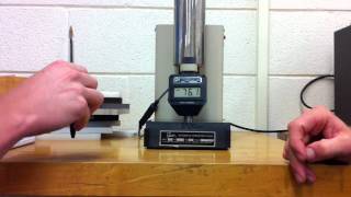 shore hardness testing video [upl. by Ellehcar]