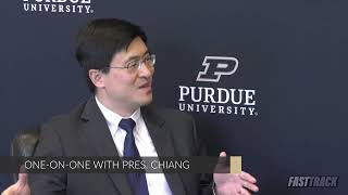 OneonOne with Purdue University President Mung Chiang [upl. by Nealson]