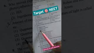 Photosynthesis in higher plants class 11 Neet pyq series biology neet ncert neetpyq shorts [upl. by Nagy268]