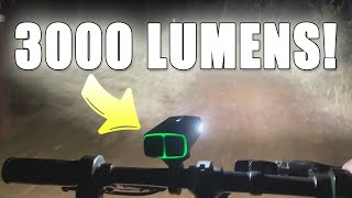 Best Bike Light Under 60 ROCKBROS RHL3000 Test [upl. by Aleekahs447]