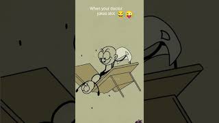 when your doctor jokes alot 4kmeme comedy funny memes animation 😜😜🤣🤣 [upl. by Nhabois]