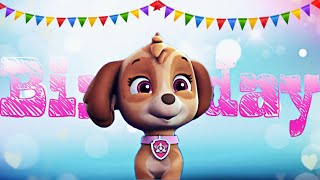 Paw Patrol Birthday Skye Edit For My Birthday Special🩷🥳🎉 [upl. by Coltin]