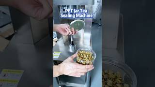 PET Jar Tea Sealing Machine sealingmachine cansealingmachine tea sealer shorts short [upl. by Nodyarb]