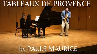 Tableaux de Provence by Paule Maurice LIVE  Jacob Nance Saxophone [upl. by Nylasoj]