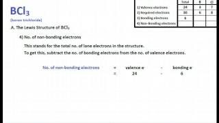 BCl3 Lewis Structure and Molecular Geometry [upl. by Kempe]