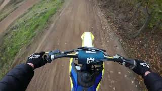 Husqvarna Fc 250  On the mx track [upl. by Ilarrold585]