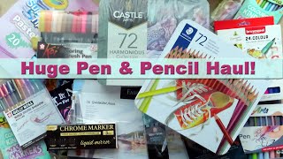 Huge Adult Colouring and Art Supplies Haul  Prime Day amp Summer Sales PLUS Happy Mail [upl. by Oiragelo912]