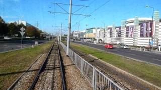 Warszawa Tram Ride  Konstal 105N2k HD [upl. by Onidranreb70]