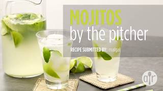 How to Make Mojitos By The Pitcher  Drink Recipes  Allrecipescom [upl. by Tutto]