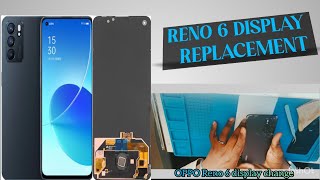 Reno 6 5g display replacement how to change Reno 6 display Reno 6 disassembly [upl. by Teodoor]