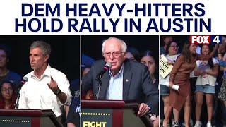 Bernie AOC Beto hold rally at UT Austin [upl. by Eliezer]