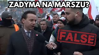 Bosak  BURDY NA MARSZU Zakaz Flar to idiotyzm Trzaskowski szuka pretekstu [upl. by Kilgore941]