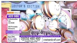 Polkadoodles Show  Create and Craft TV 29th June 2017 [upl. by Aidam125]