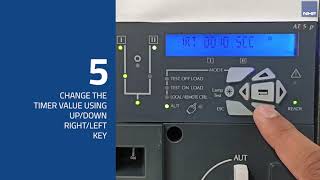 Socomec ATyS P Changing Timer Value [upl. by Hapte900]