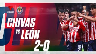 Highlights amp Goles Chivas vs León 20  Telemundo Deportes [upl. by Abe]