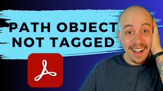 Path object not tagged  WCAG 21 AA  PAC 2024  Adobe Acrobat Pro DC [upl. by Noeht591]