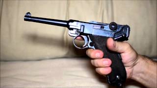 Pistola Parabellum Luger 1906  Contrato Brasileiro  Exército Brasileiro [upl. by Arakat]