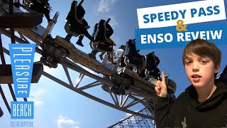 Speedy Pass amp Enso Review Blackpool Pleasure Beach [upl. by Warga]