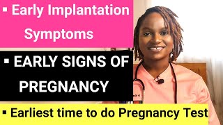 How to Know that you are Pregnant  Early signs of Pregnancy  Earliest time to do Pregnancy test [upl. by Olmsted]