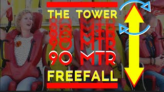 Ultimate Thrill The Tower  90mtr Free Fall on and offride [upl. by Dysart]