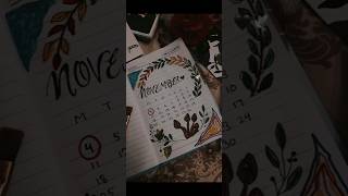 NOVEMBER🤍 CALLIGRAPHY 🗓 calendar lettering shorts viral trending art asthatic [upl. by Nannaihr383]